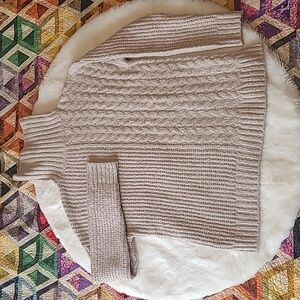 John + Jenn Chunky Thick Knit Soft Cozy Wintwr Turtleneck Sweater Medium